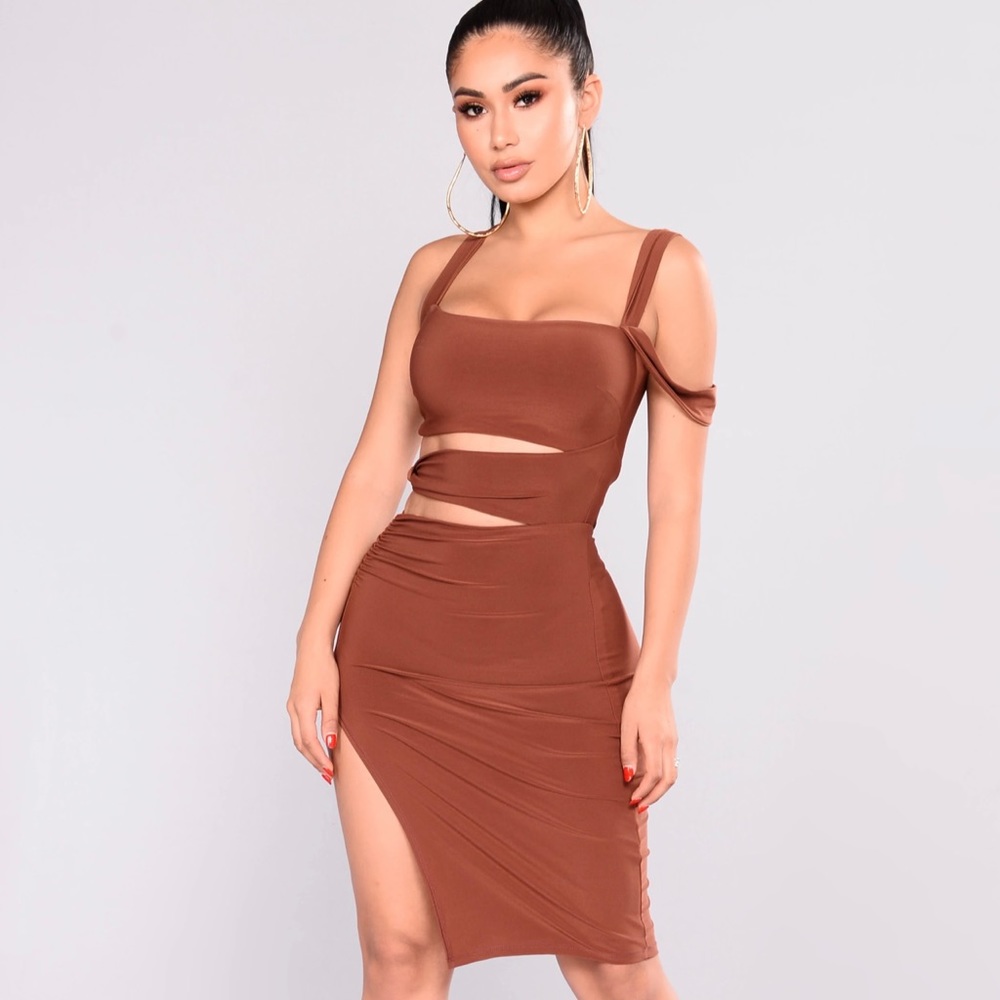 Cut It Out Midi Dress- SOLD OUT ON SITE!!! NWT